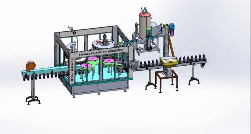 Automatic Electric Bottle Rinsing Filling Capping Machine