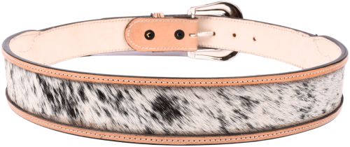 Hantooled Leather Western Belts, Color : Antique Brown for Cow Boy