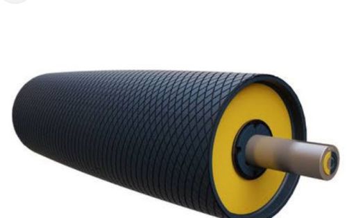 Rkc Polished Drum Pulleys, Color : Black for Conveyor Use