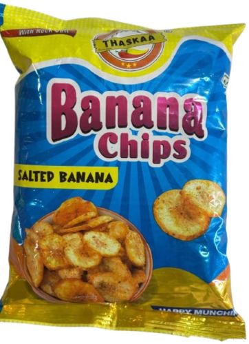 Thaskaa Salted Flavour Banana Chips, Color : Reddish
