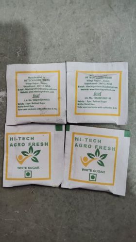 Paper Sugar Sachets, Packaging Type : White