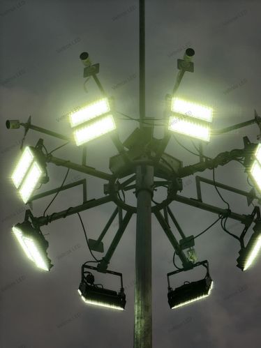 Veltrox 16 Meter LED Highmast Pole, Color : Grey for Outdoor Purpose