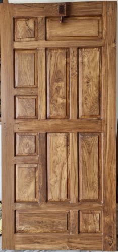 Plain Exterior Teak Wood Door