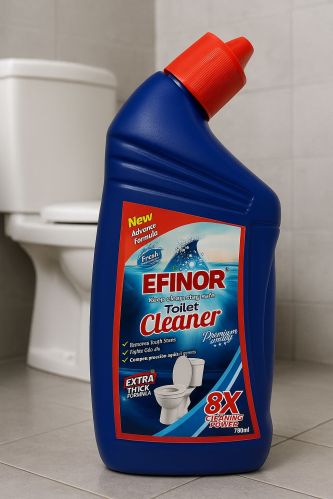 Efinor Toilet Cleaner, Packaging Type : Blue, Form : Thick Liquid
