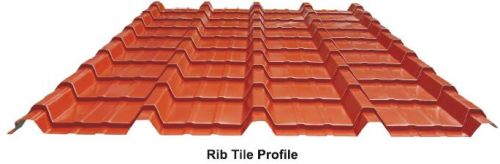 Trapezoidal Roof Panels Rib Tile Profile - 1010 Mm