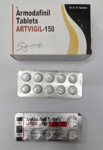 Artvigil 150mg Tablets, Color : White, Packaging Type : Box