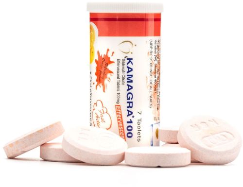 Kamagra Effervescent Tablets, Color : Pink