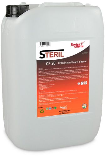 Steril CF-20 Chlorinated Foam Cleaner, Packaging Type : Plastic Can