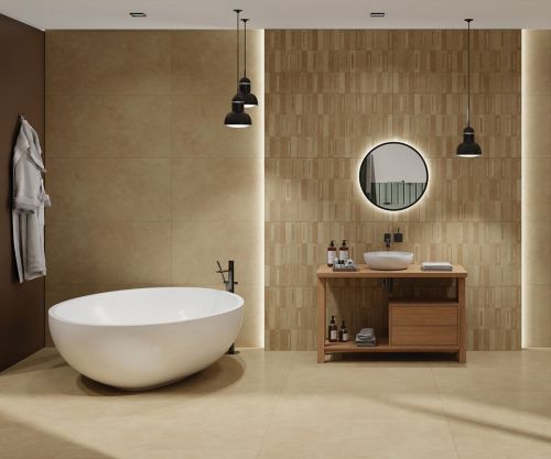 Sealant Ocra Bathroom Tiles 600x1200mm For Floor & Wall