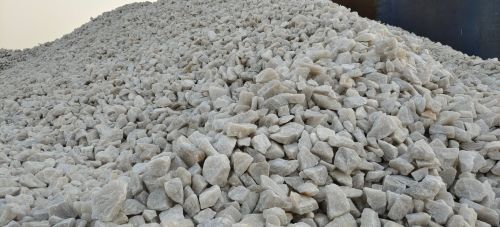 White Silica Quartz Lumps