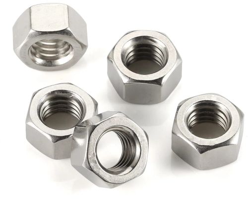 Mild Steel Hex Nuts, Color : Silver