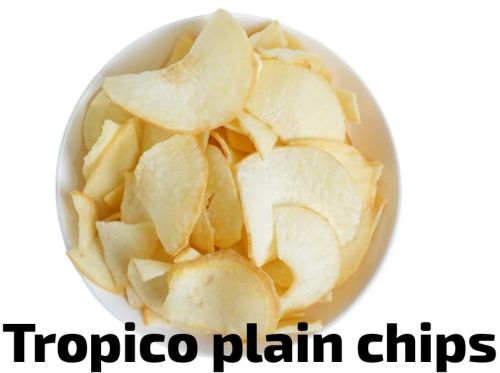Plain Tapioca Chips, Taste : Salty, Packaging Size : 500gm, 1kg