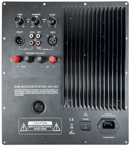 Doogesound SW-350 Hi End Subwoofer Plate (350W RMS)