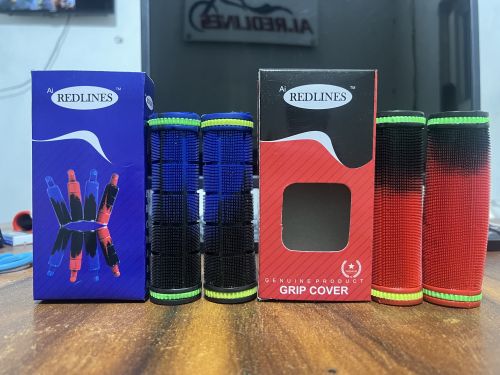 PVC Motorcycle Grip Covers, Brand Name : Redlines 125mm