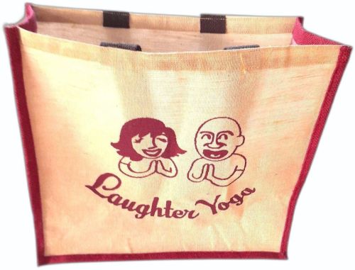 7kg Printed Jute Carry Bag, Shape : Rectangular, Closure Type : Open