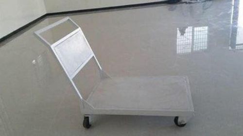 Painted Steel Trolley, Shape : Rectangular for Handling Heavy Weights