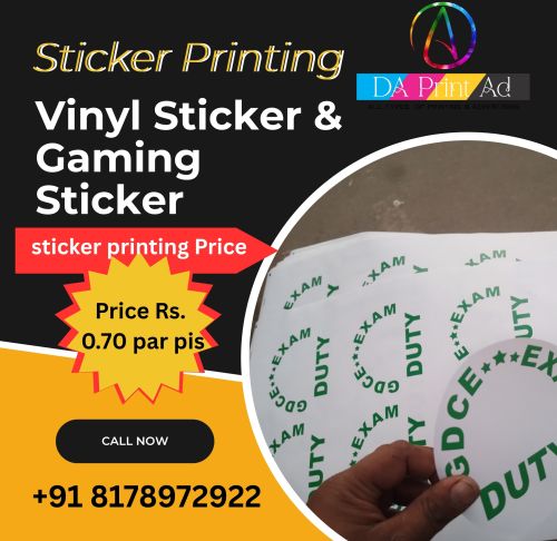Sticker Printing Online Services -DA Print AD