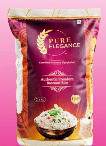 Pure Elegance Indian 1401 Steam Basmati Rice, Color : White