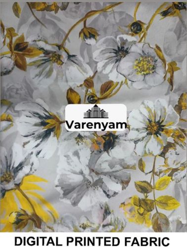 Polyster Digital Printed Polyester Fabric, Color : All