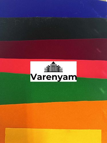 Polo Polystr Poly Plain Velvet Fabric, Color : Red, All