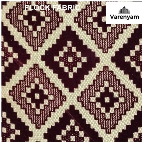 Polyster Printed Velvet Fabric, Shape : Plain Jacquard Diamond