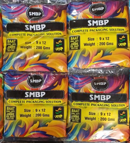 Chetak Plastic Carry Bags 9x13, Handle Type : U Cut