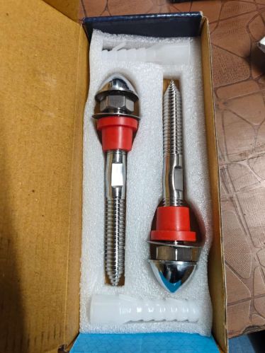 Wall Hang Fastener, Shape : Round, Packaging Type : Chrome