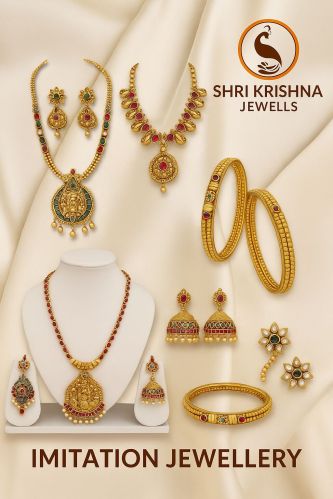 Polished Gold Plated Imitation Necklace, Gender : Female, Men