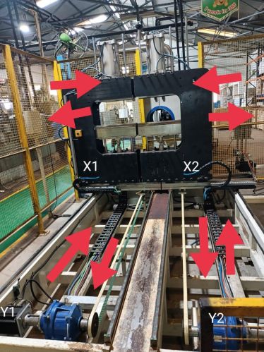 Semi Automatic 4 Axis Tube Cutting Machine