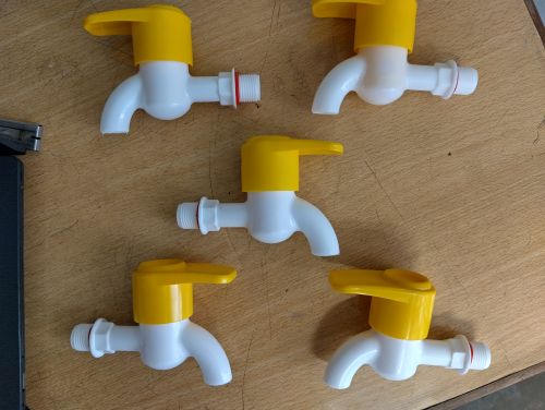 Plastic Water Tap, Color : White, Yellow