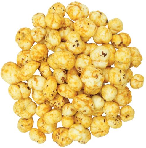 MR. Choice Cheesy Delight Makhana, Color : Yellow, Taste : Salted