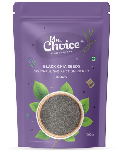 MR. Choice Organic Chia Seeds Dried, Packaging Size : 200 Gm