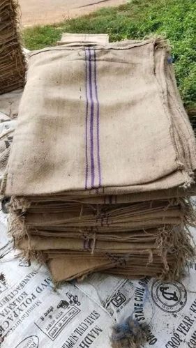 Old Jute Bags, Color : Light Brown Rope Handle For Packaging
