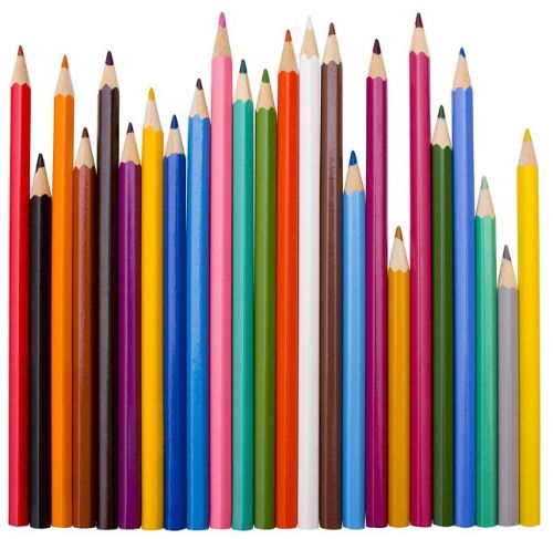 Private Brand Polymer Coloured Pencils 12 CT, Length : 10-12inch