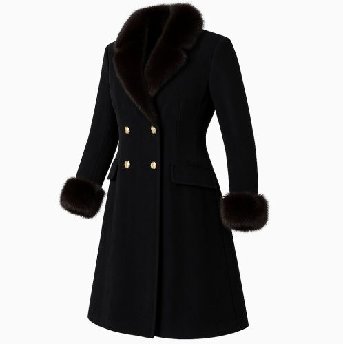 Plain Ladies Winter Long Coat Casual Wear