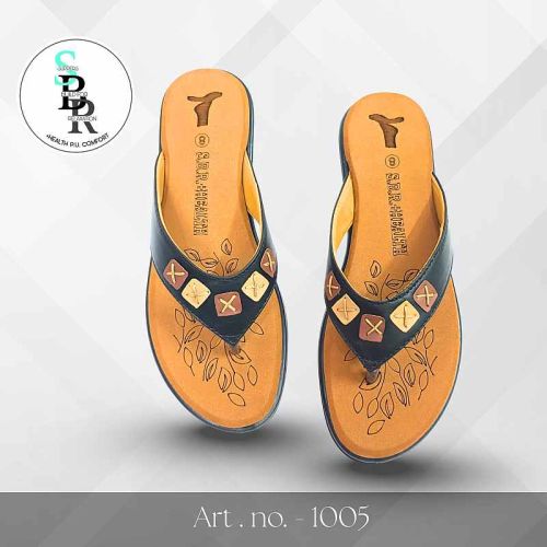 SBR 1005 Ladies PU Slippers, Color : 2 Colour 8x11