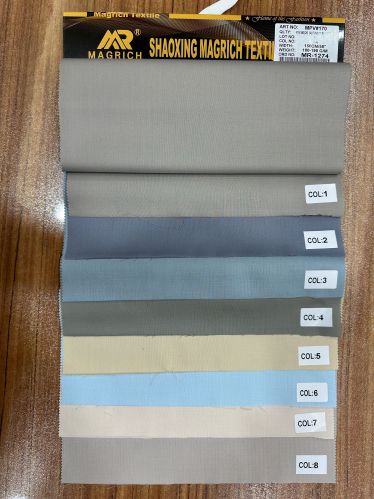 180 G/m Plain Polyester Viscose Suiting Dyed Fabric