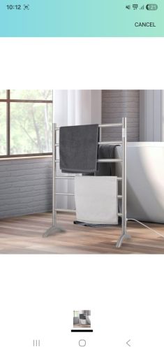 Aluminium Cloth Drying Stand, Color : Silver