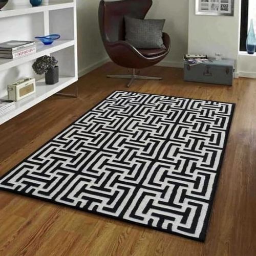 Smooth Woolen Puzzle Hand Tufted Carpet, Speciality : Anti Slip