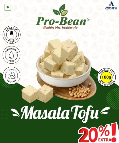 100g Masala Tofu, Packaging Type : Packet, Form : Cubical