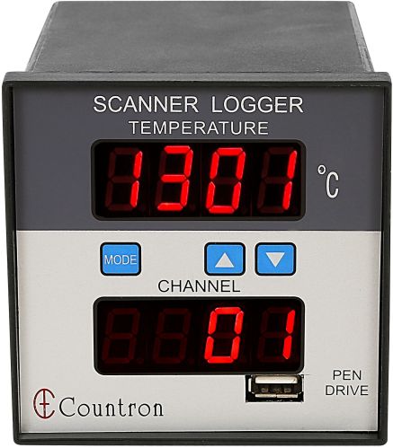 Countronics 8 Channel Temperature Scanner Logger for Industrial