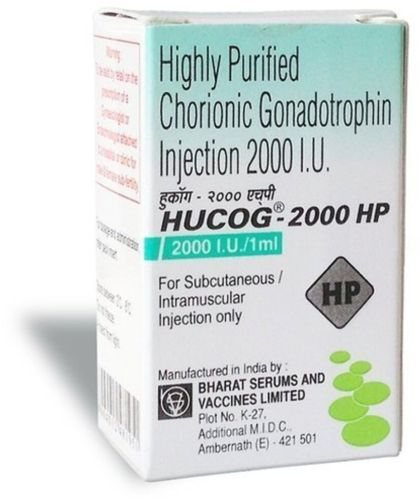 HUCOG 2000 HP Human Chorionic Gonadotropin Injections
