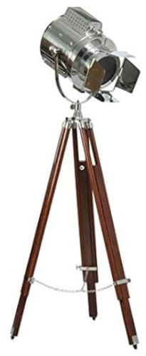 Chrome Spot Light with Tripod Floor Lamp Decor Designer