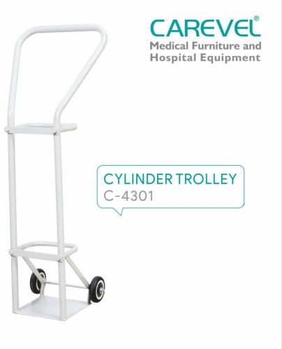 Stainless Steel Carevel C 4301 Cylinder Trolley for Hospital