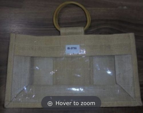 Plain Laminated Jute Bag, Packaging Type : Yellow, Brown