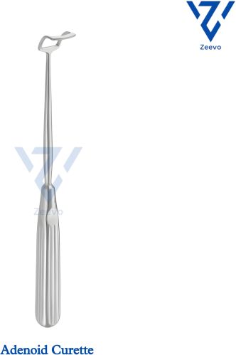 Polished Stainless Steel Backmann Adenoid Curette, Brand Name : Zeevo