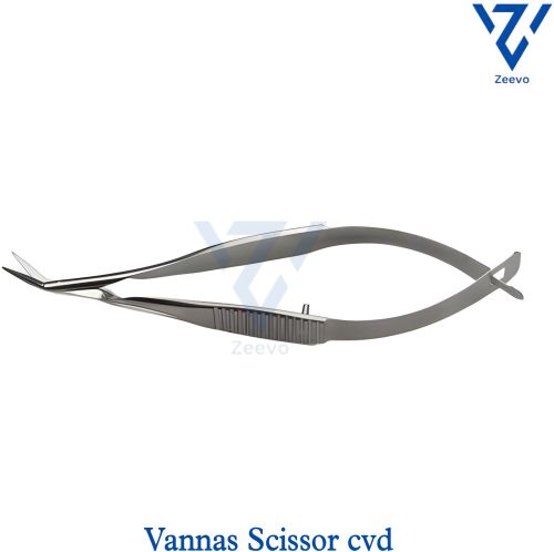 Stainless Steel Curved Vannas Scissor Standard, Brand Name : Zeevo