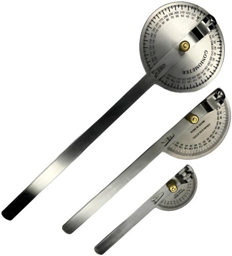 Zeevo Stainless Steel Goniometer, Color : Silver