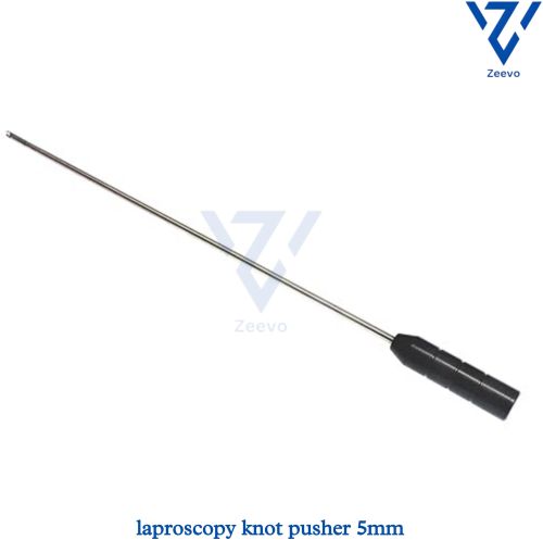 Polished Stainless Steel Reusable Laparoscopic Knot Pusher