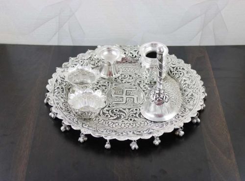 Silver Thali Set